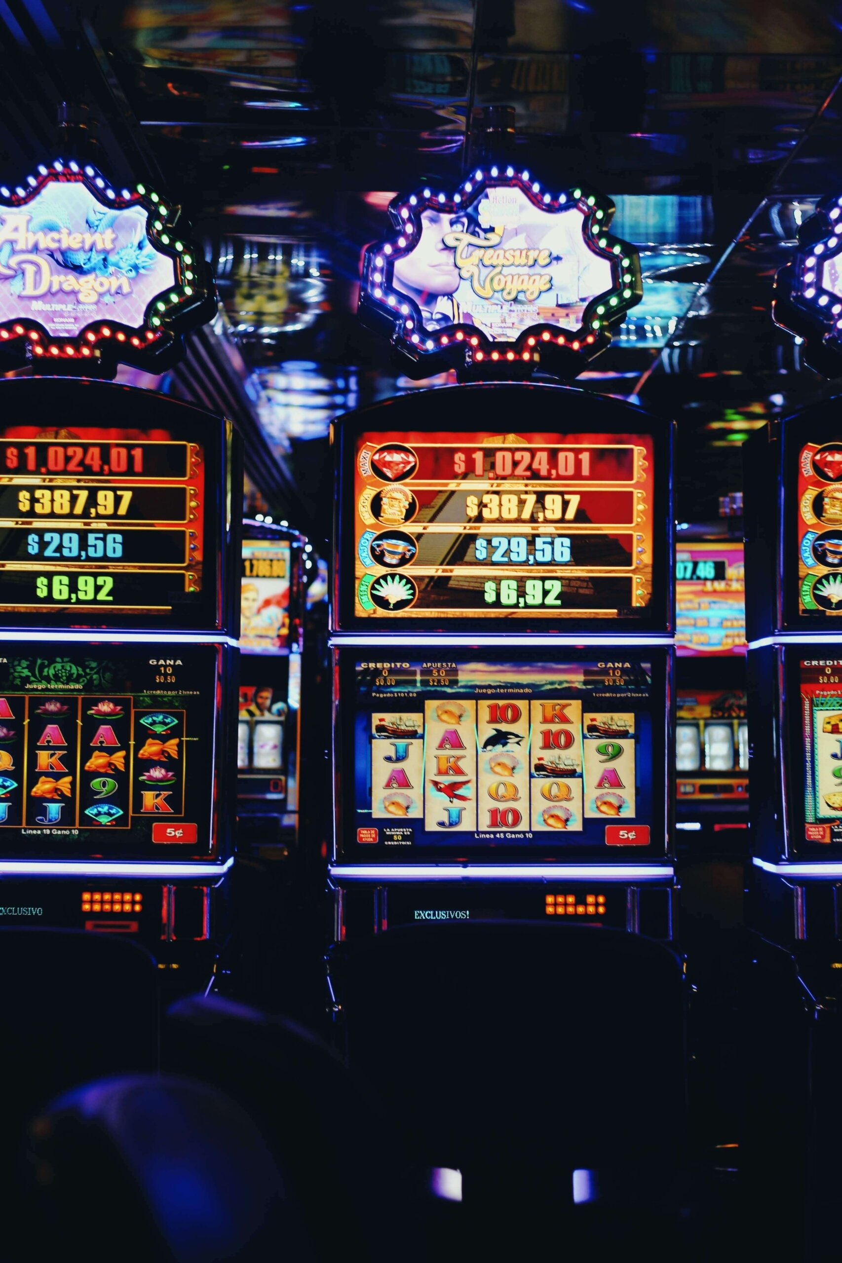 Slot Machines Inside Of A Casino